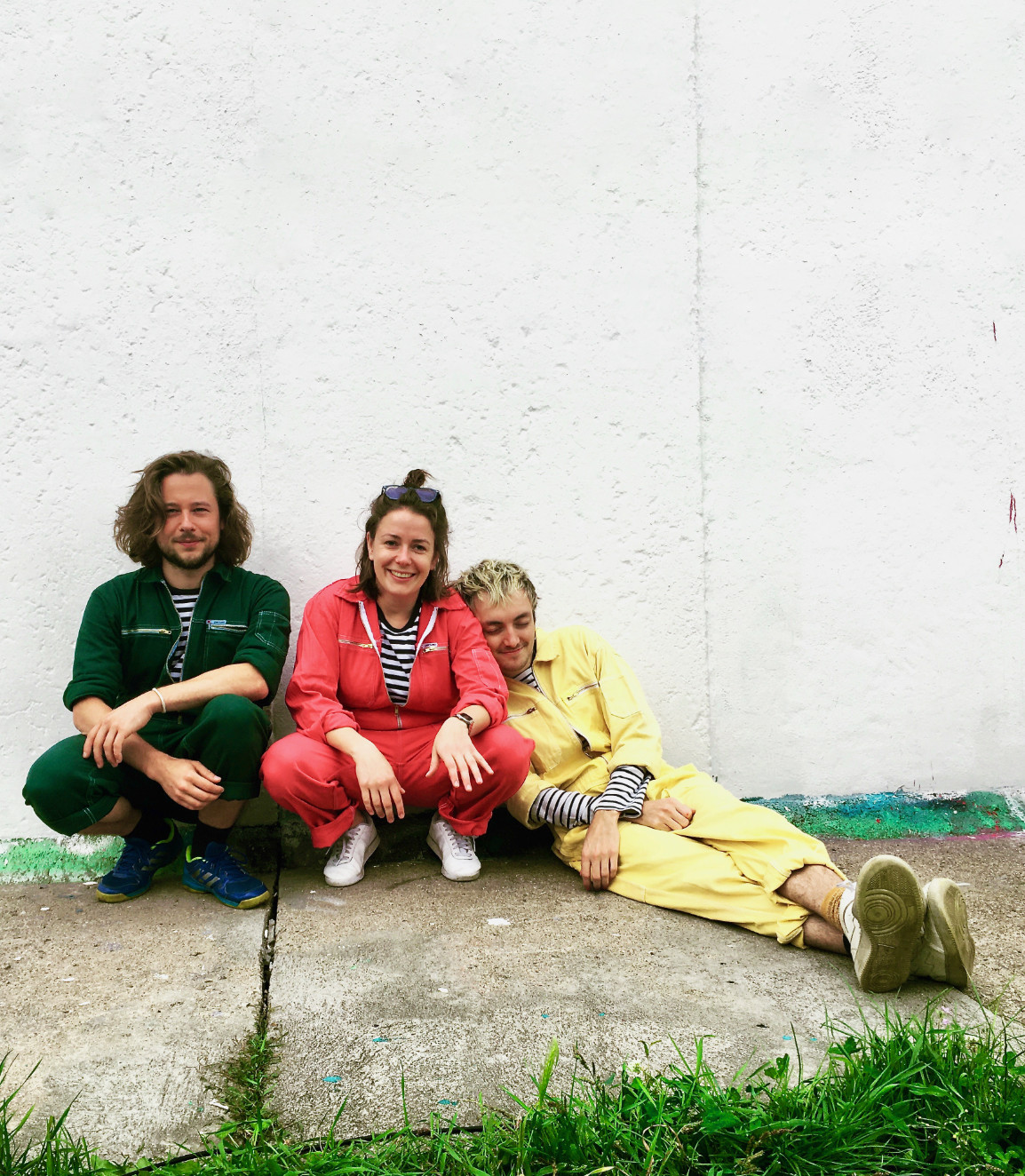 Drei Mitglieder der Band Nevis